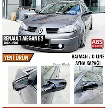 Otoçizgi Renault Megane 2 Batman Yarasa Ayna Kapağı Parlak Siyah Otoçizgi