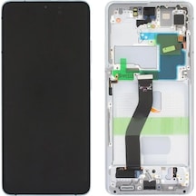 Samsung Galaxy Uyumlu S21 Ultra Sm-g998 Lcd Ekran Dokunmatik Çıtalı Gri Belirtilen