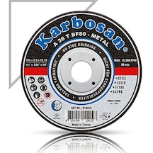 Karbosan 230x3.0x22.23 910050 A 36 T Bf80 Düz Metal Kesme Taşı