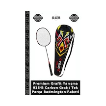 Premium Grafit Yarışma 918-b Carbon Grafıt Tek Parça Badmington Raketi