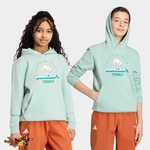 Adidas Minecraft Terrex Çocuk Yeşil Sweatshirt Kv6480