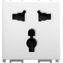 Viko Panasonic Modüler Metalik Beyaz Universal Combi Priz Alt+kapak 2m - Wvtt22244mw-tr