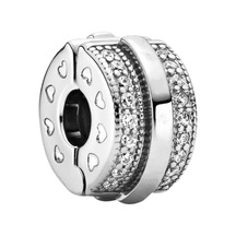 Nur Silver Taşlı Klips Gümüş Charm Nur-bl00151