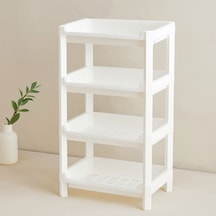 4 Katlı Sepet Organizer Raf Düzenleyici 510x205x685 Mm Çok Renkli