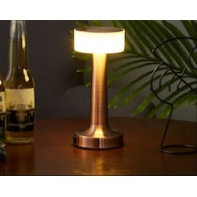 LED MASA LAMBASI, RETRO DOKUNMATİK KONTROL KOMİDİN LAMBASI, ŞARJ