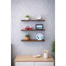 3'lü Uçan Duvar Rafı Set Gizli Raf- Barok 15x30 Diğer