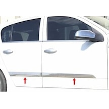 Ebal Otomotiv Opel Astra H Krom Yan Kapı Çıtası 4 prç. 2004-2010 P. Çelik (HB)