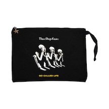 Three Days Grace So Called Siyah Clutch Astarlı Cüzdan / El Çantası