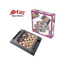 Star Kutulu Altı Açık Satranç Takımı 1.kalite