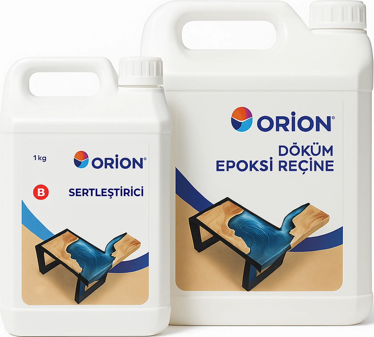 Orion Marine Ultra Şeffaf Epoksi Döküm Reçine 3 Kg A+b Set 2:1 Karışım
