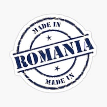 Made İn Romania Sticker Yapıştırma 16cm