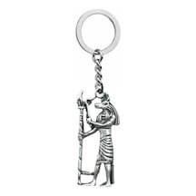 Anubis Figürlü Unisex Anahtarlık Mısır Mitolojisi Tasarımı