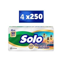 Solo Süper Peçete 250 Li X 4 Paket