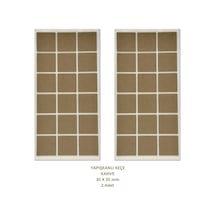 Zemin Koruyucu, 35x35 Mm Keçe, Kahve 2 Adet Kahve