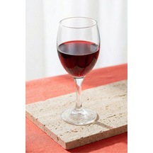 Lav Empire Cam Kırmızı Şarap Kadehi 6'lı 340 ml Ayaklı (Meşrubat Bardağı)