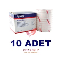Hypafix Hipoalerjenik Şerit Flaster Sargı Tutucu Bant 10 CM x 10 M 10 Adet
