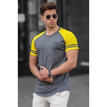 Madmext Madmext Füme Erkek Tişört 5257-Füme