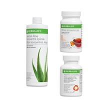 Herbalife Aloe Vera, Thermo Complete Ve Şeftali 50gr Çay Birer Adet