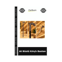 Özel Seri At Büstü Kılıçlı Baston Erkek Sanat Figür