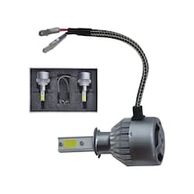 H3 Led Zenon Fanlı Soğutmalı Şimşek Etkili Beyaz