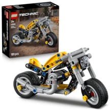 LEGO® Technic Sarı Motosiklet 42225 - 7 Yaş ve Üzeri Çocuklar için Pistonlu Motor İçeren Yaratıcı Oyuncak Yapım Seti (151 Parça)