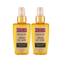 Argan Yağlı Saç Bakım Yağı Durulanmayan, Karşı Koruyucu, Onarıcı & Parlaklık Veren Serum,%100 Besleyici Etki, 100 Ml 2 Paketi
