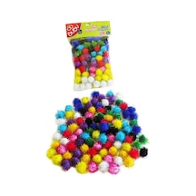 Bu-Bu Ponpon Simli 2Cm 100'Lü Karma Bubu00112