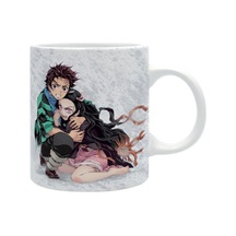 Demon Slayer Baskılı Seramik Beyaz Kupa