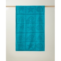 English Home Summer Vibes Pamuk Plaj Havlusu 70x140 Cm Turkuaz