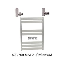 Mat Alüminyum Havlupan 50 x 70 Cm Termorad Petsa Slim +2 Adet Radya