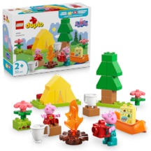 LEGO® DUPLO® Peppa Pig Kamp Gezisi 10452 - 2 Yaş ve Üzeri Çocuklar için Çadır ve Kano İçeren Yaratıcı Oyuncak Yapım Seti (32 Parça)