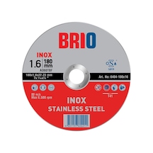 Brio Kesme Tası 180x16 Inox 20'li
