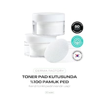 %100 Pamuk Ped Toner Pad Kutusunda 50 Adet Multi Embossing Cotton Pad