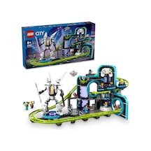 LEGO® City Robot Dünyası Hız Treni Parkı 60421 - 8 Yaş & Üzeri Çocuklar için Yaratıcı Oyuncak Yapım Seti (986 Parça)