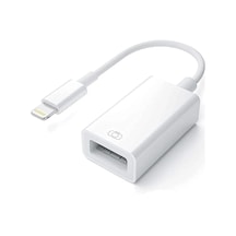 Apple Uyumlu iPhone iPad  Lightning To Usb Tak Çalıştır Kamera Adaptörü - Fc490