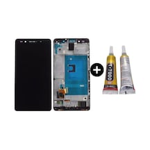 Te Huawei Honor 7 Uyumlu Çıtalı A Kalite Lcd Ekran Dokunmatik Siyah +b7000