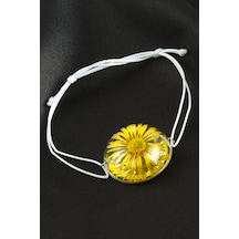 Papatya - 712 - - Shophnrl - Epoksi Bileklik-sarı Çok Renkli