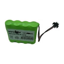 4.8V 1100Mah Oyuncak  Araba Bataryası Siyah Soket