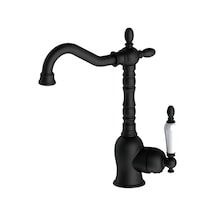 Gpd Retro Tek Gövde Lavabo Bataryası Siyah Mtl180-S