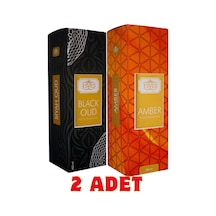 Amber Ve Siyah Oud & Black Oud Oda Ve Kumaş Spreyi Seccade Spreyi Oda Kokusu Koku 400 Ml.