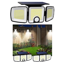 Greentech Güneş Enerjili 223 Cob Ledli, Hareket Sensörlü, 3 Taraflı Aydınlatma / GT-SL25