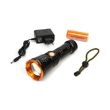 Pd-6682 1000 Lümen 15 Watt Profesyonel Şarjlı El Feneri Asorti