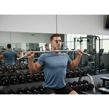 Erkek Spor Tişörtü Mavi Mavi