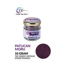 Sedefli Metalik Toz Pigment Boya / Patlıcan Moru / Epoksi Için