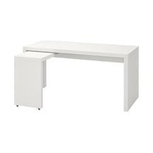 Malm Beyaz Çalışma Masası 151x65