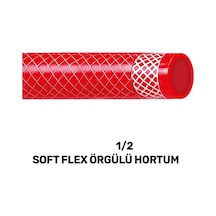 Sgs 1/2 Softlex Örgülü Hortum 20 Mt