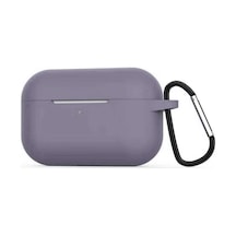 Ekılıf - Apple Uyumlu AirPods Pro - Kılıf Darbelere Karşı Dayanıklı Airbag Silikon Kılıf - Lila