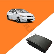 Hyundai Accent Blue Uyumlu Deri Direksiyon Kılıfı Kaliteli Dikmeli Siyah