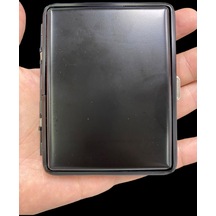 Metal Sigara Tabakası Siyah 109232 Metal Sigara Tabakası Siyah 109232