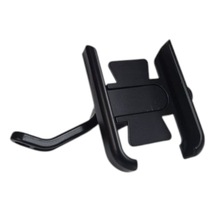 Ttr Motors Motosiklet Telefon Tutucu Demir-ayna Bağlantılı Siyah